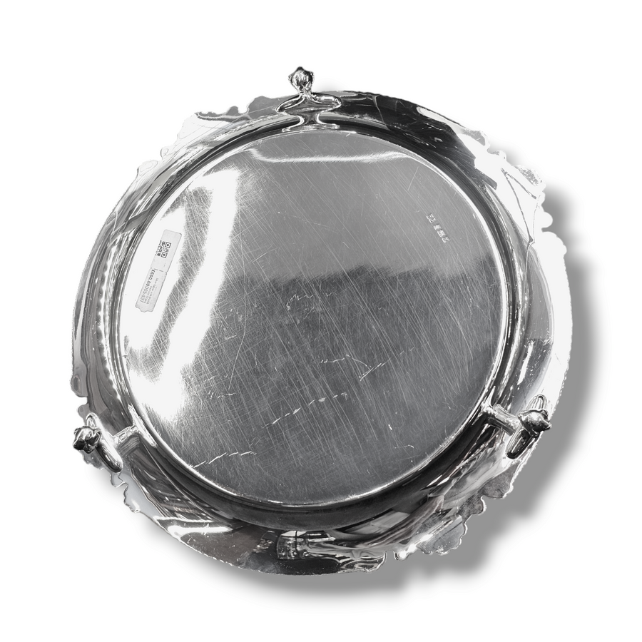 10” Silver Footed Salver