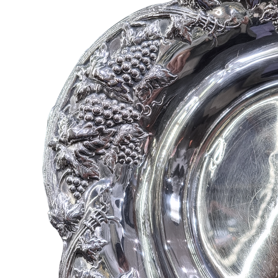 Floral Silver Dish by Lowe & Sons