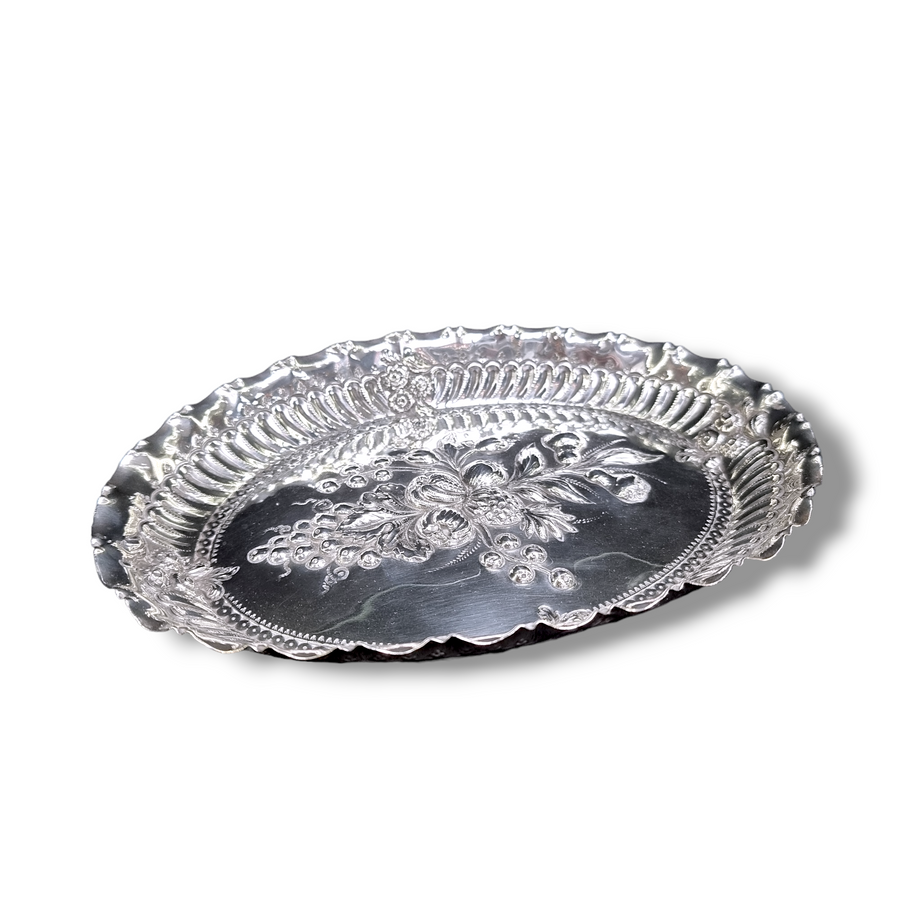 Victorian Oval Embossed Dish