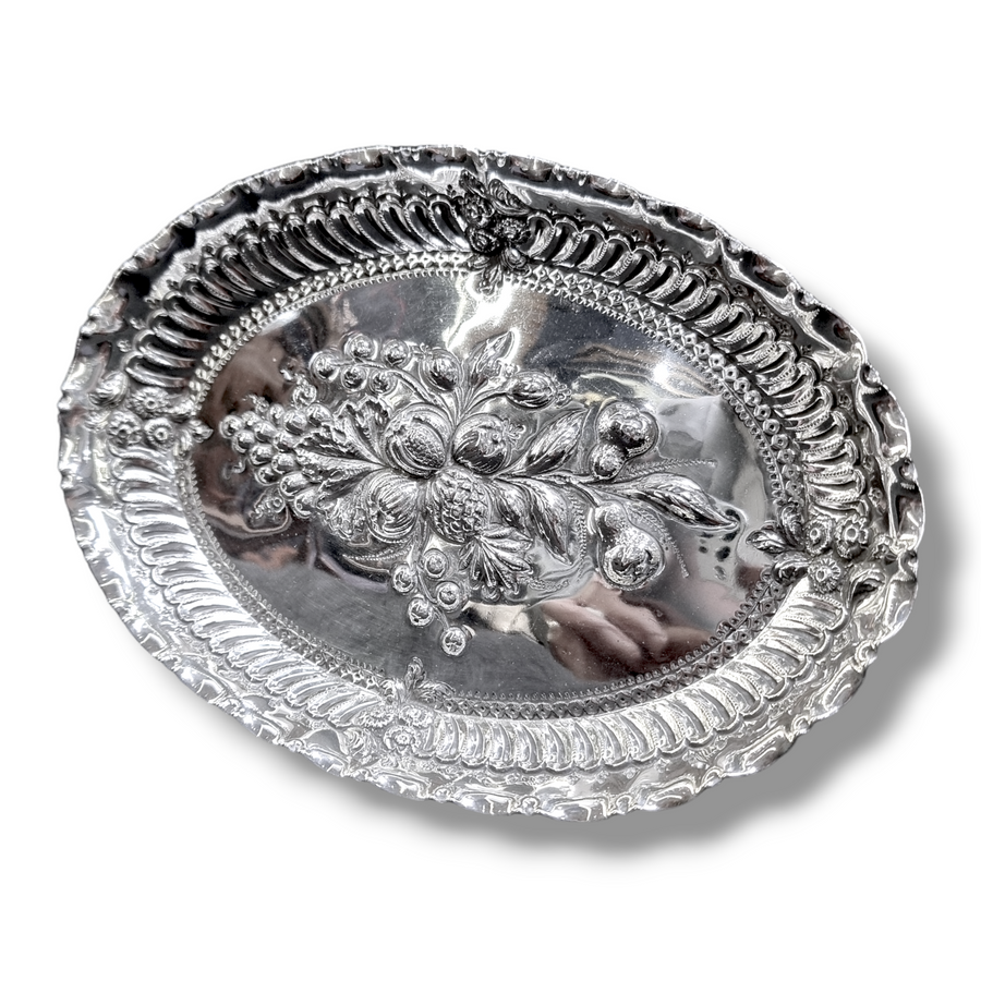 Victorian Oval Embossed Dish