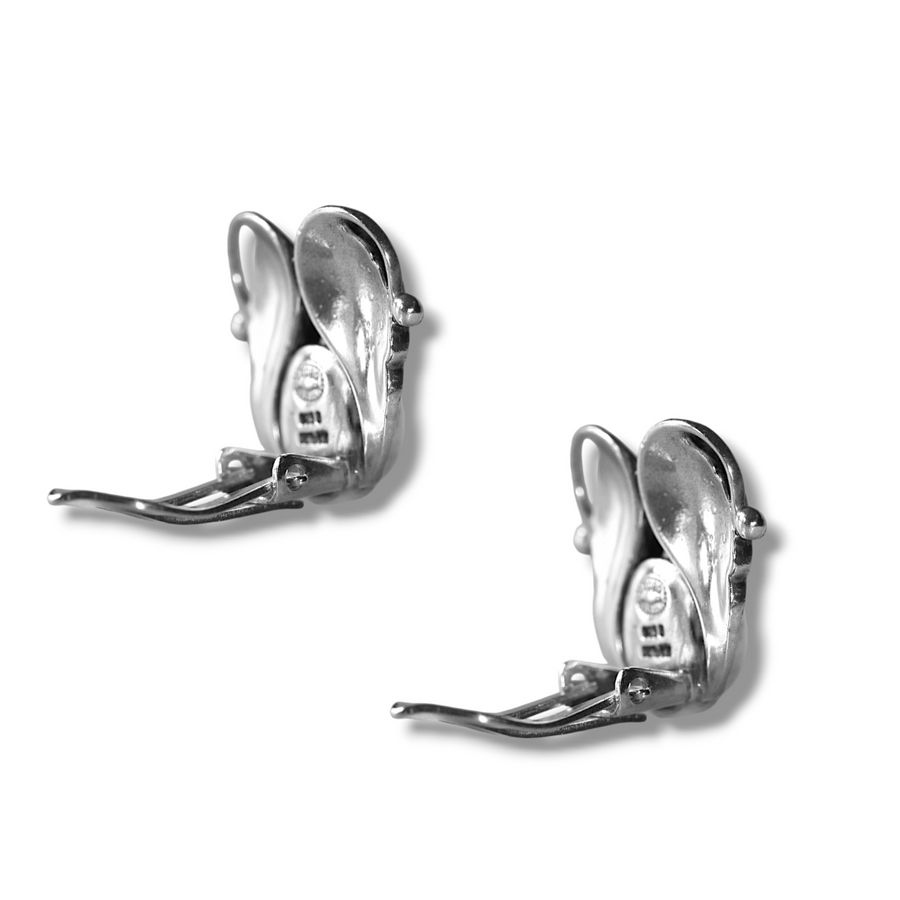 Georg Jensen Silver Clip-On Earrings