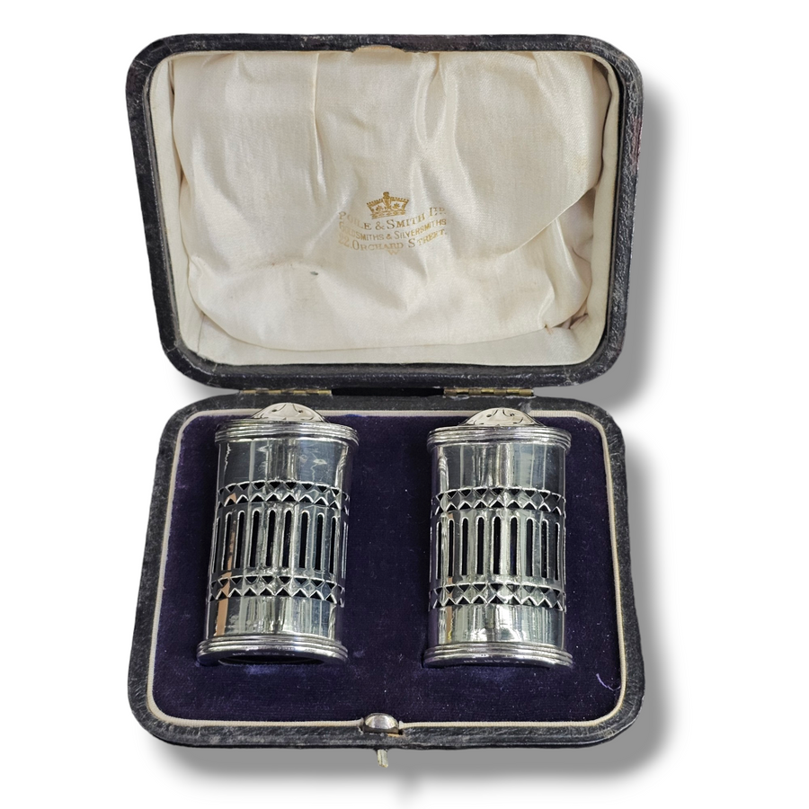 Pair of Boxed Pepperettes Chester 1918