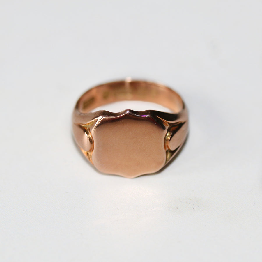 9ct Rose Gold Signet Ring