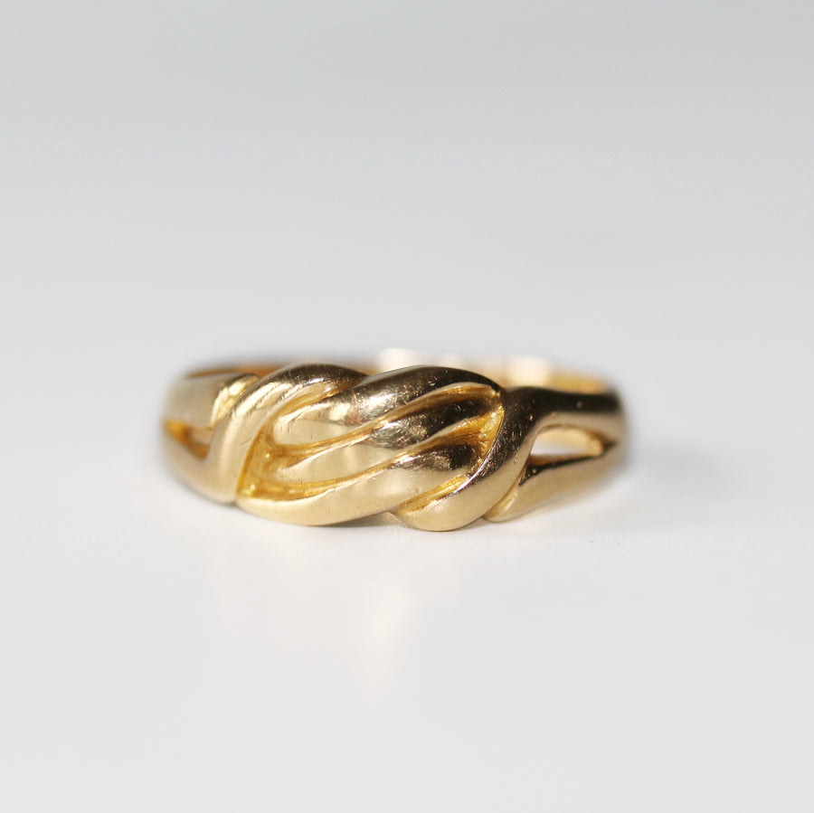 18ct Yellow Gold Twist Ring