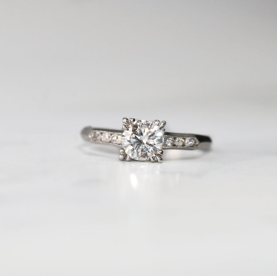 Platinum Diamond Solitaire Ring