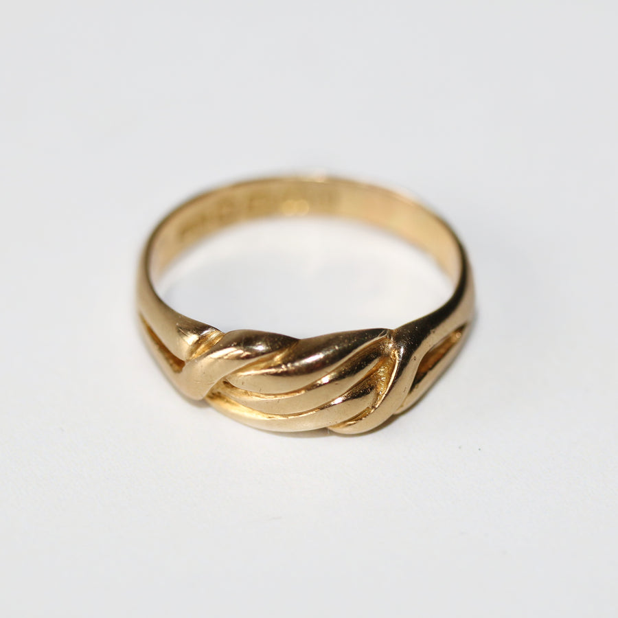 18ct Yellow Gold Twist Ring