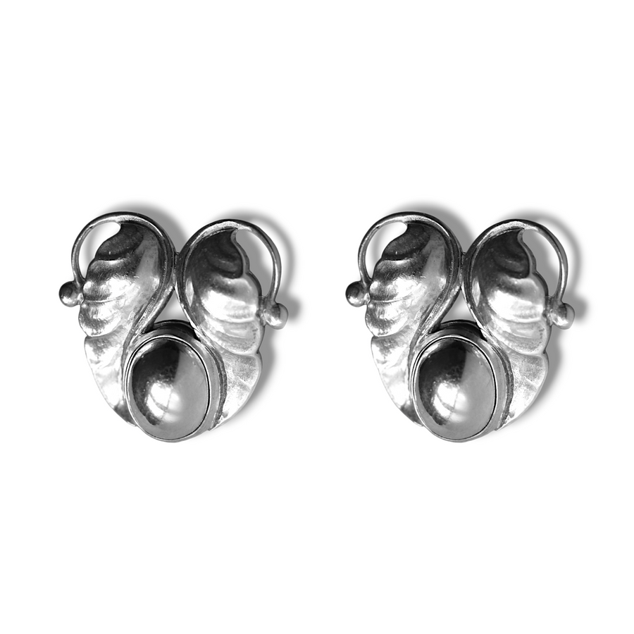 Georg Jensen Silver Clip-On Earrings