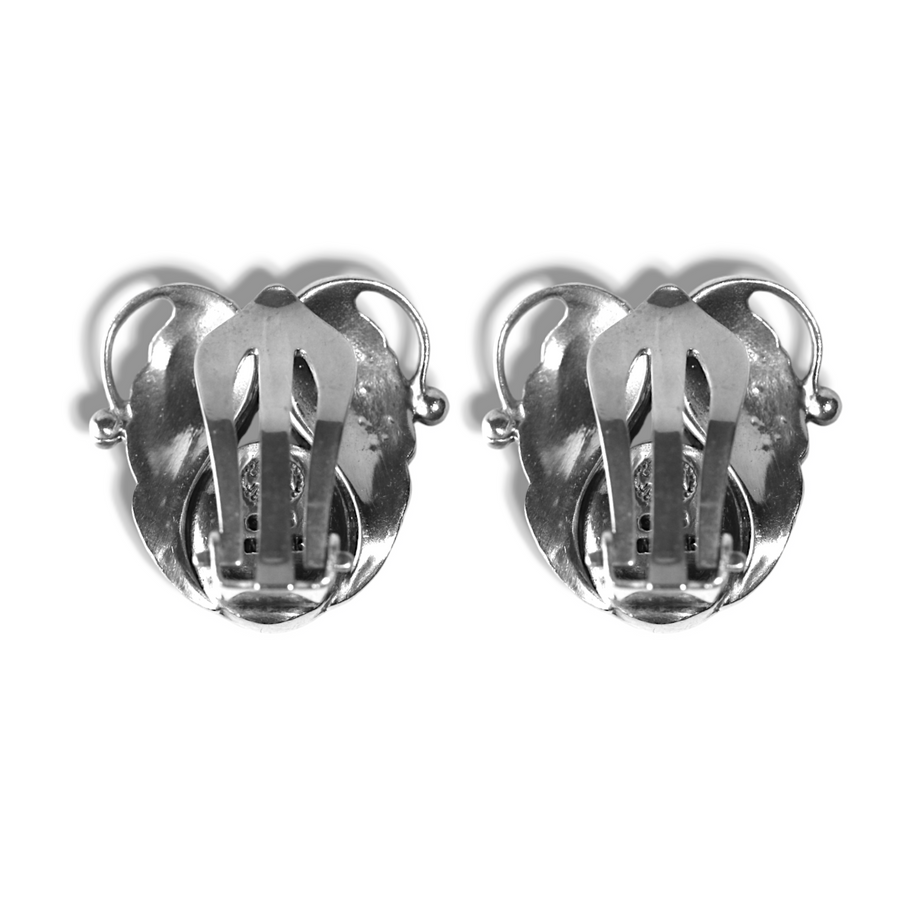 Georg Jensen Silver Clip-On Earrings