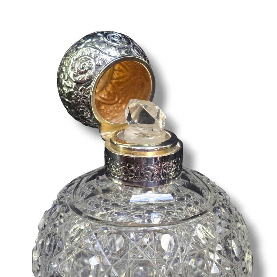 Victorian Silver Scent Bottle