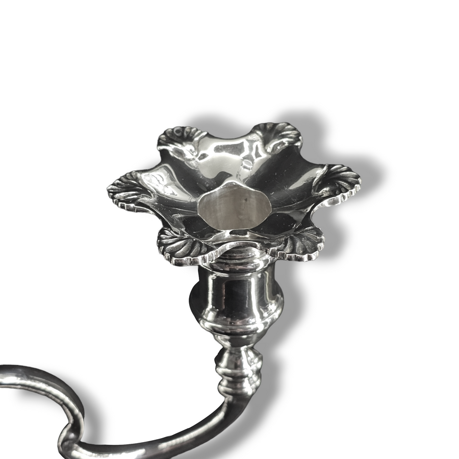 Silver Two Arm Candelabra