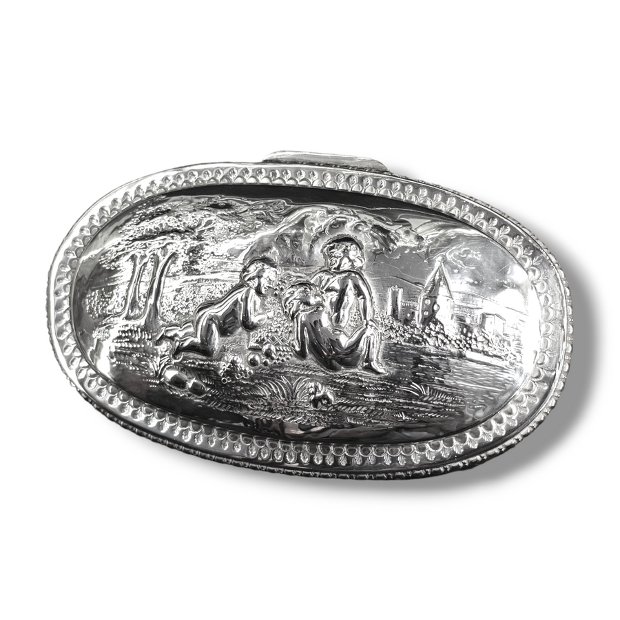 Decorative Silver Trinket Box