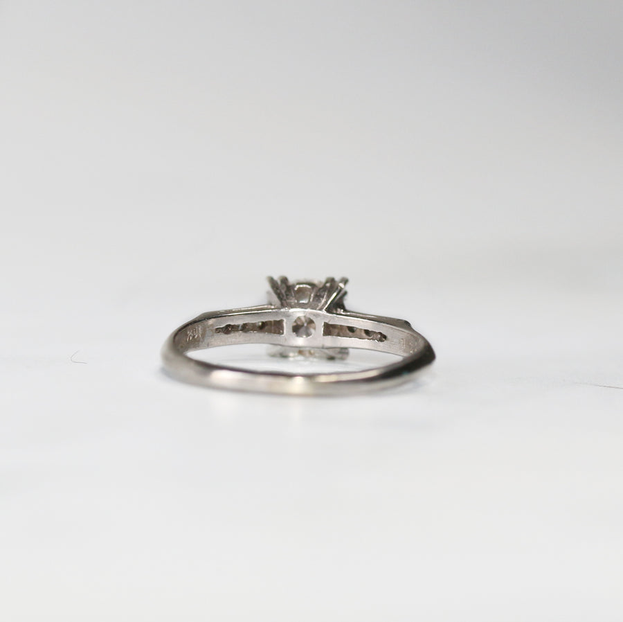 Platinum Diamond Solitaire Ring